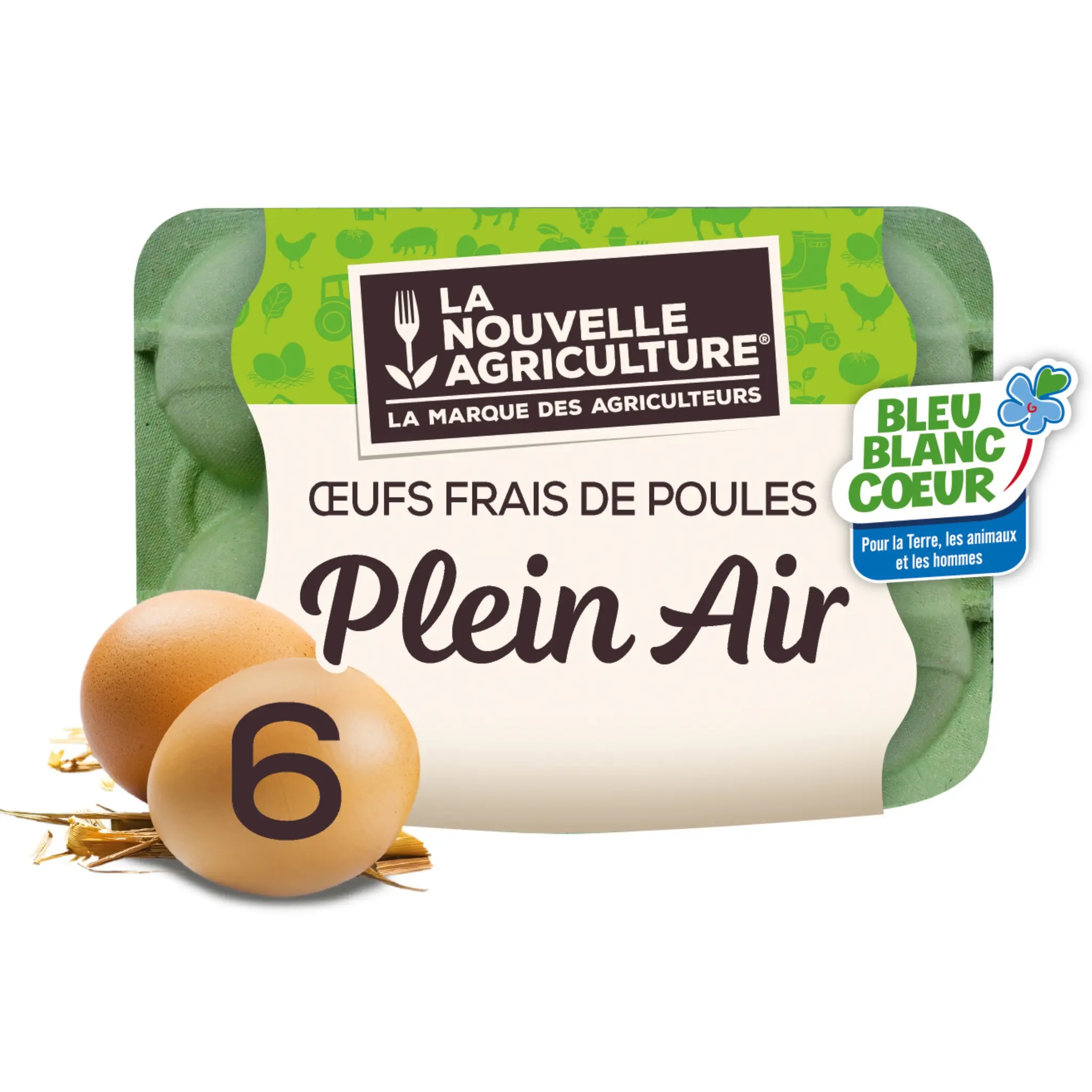 LA NOUVELLE AGRICULTURE Oeufs de poules élevées en plein air