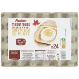 AUCHAN Oeufs de poules élevées au sol