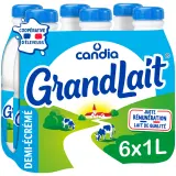 CANDIA Grandlait Lait demi-écrémé UHT
