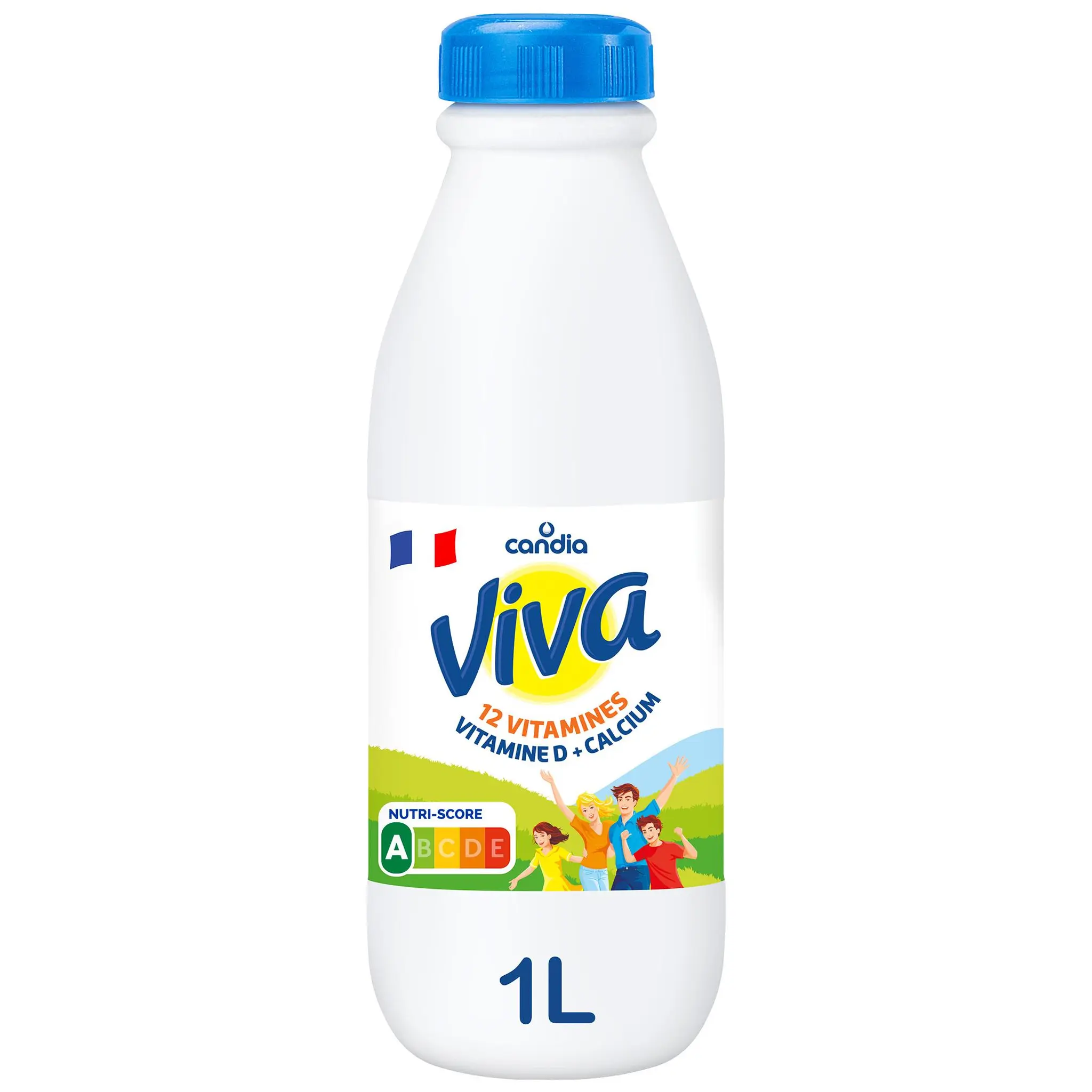 CANDIA Viva Lait demi-écrémé UHT vitaminé