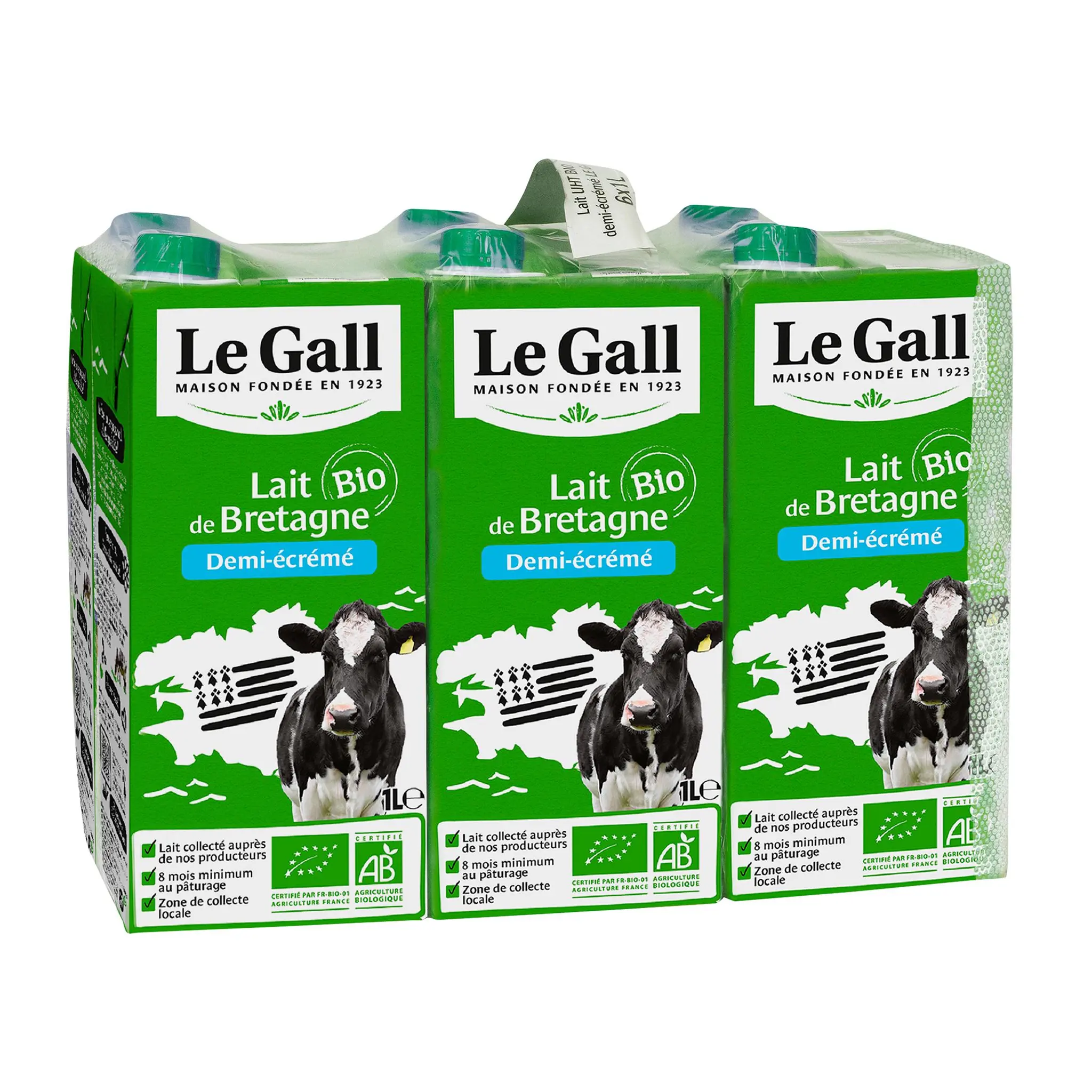 LE GALL Lait demi écrémé bio