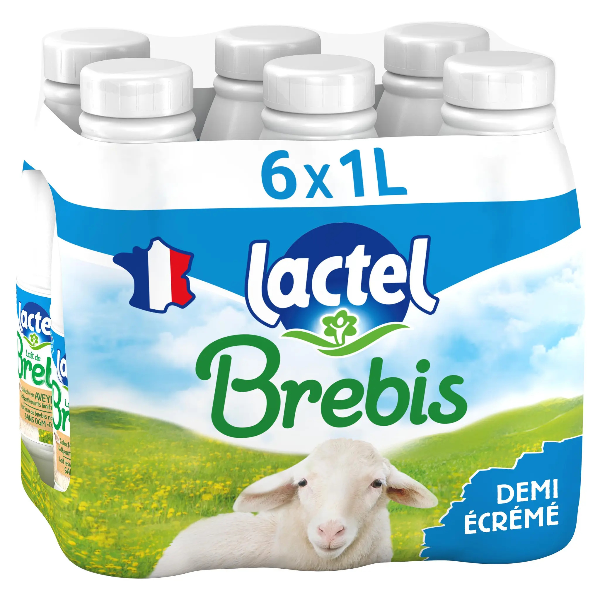 LACTEL Lait de brebis demi-écrémé