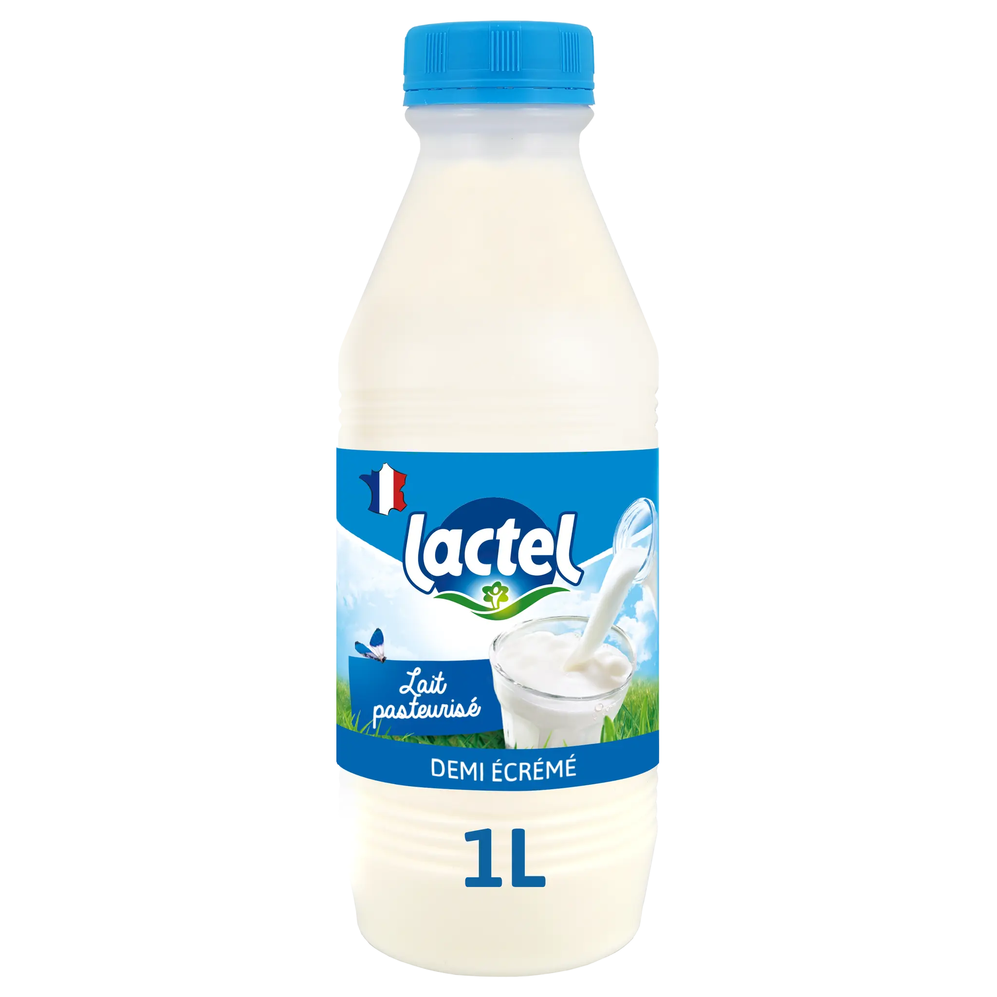 LACTEL Lait frais pasteurisé demi-écrémé