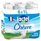 LACTEL Lait de chèvre demi-écrémé UHT