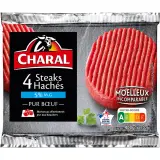 CHARAL Steaks hachés Pur Bœuf 5% mg