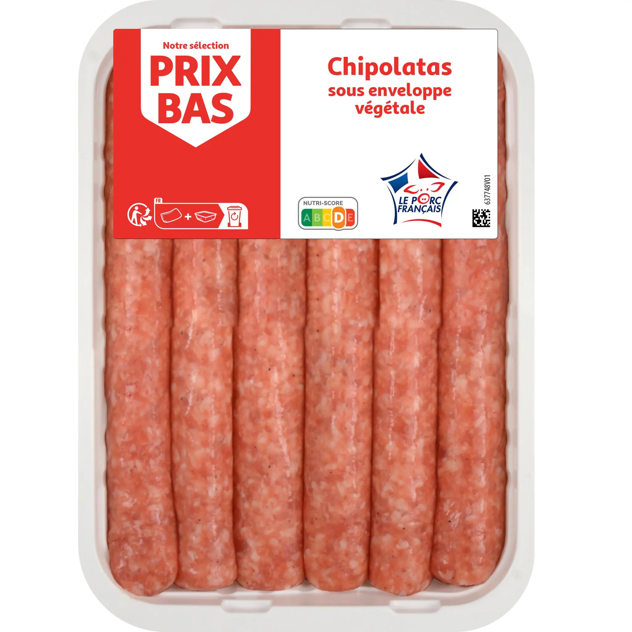PRIX BAS Chipolatas