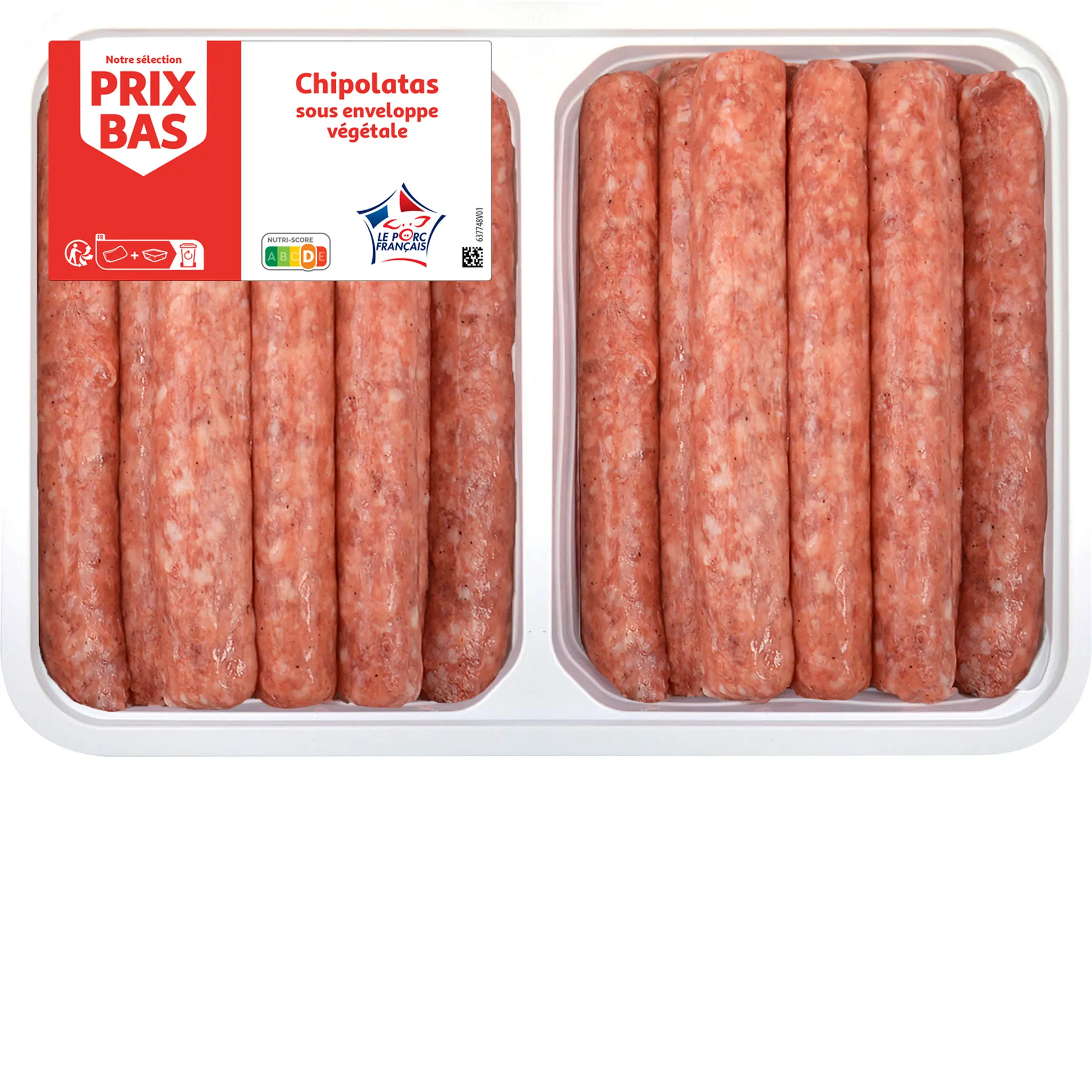 PRIX BAS Chipolatas