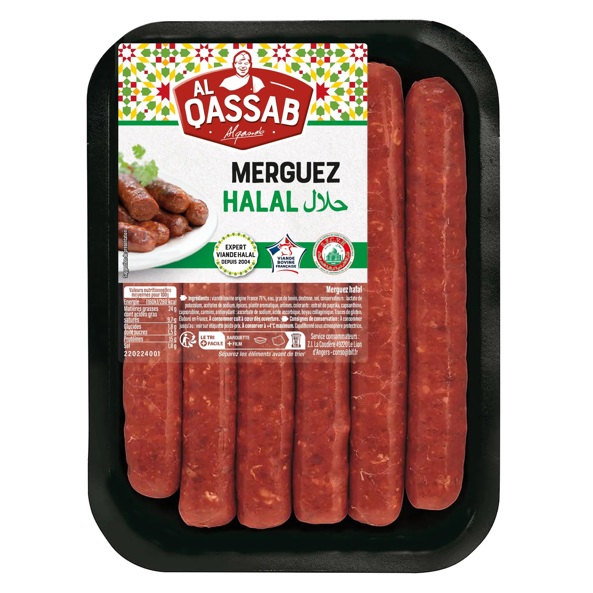 AL QASSAB Merguez halal