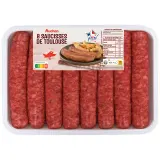 AUCHAN Saucisses de Toulouse