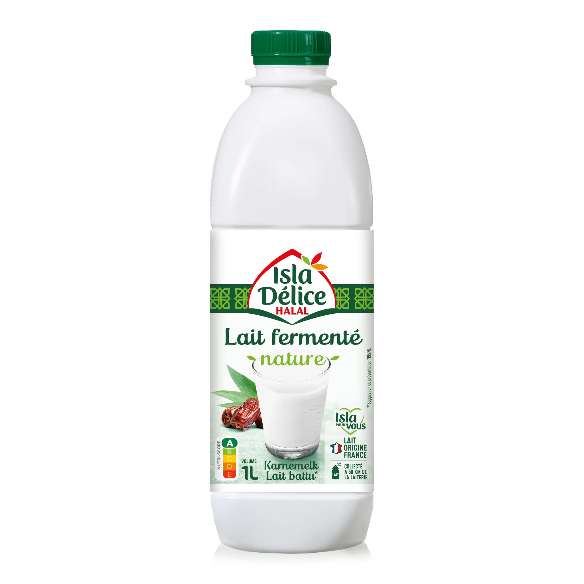 ISLA DELICE Lait fermenté nature halal