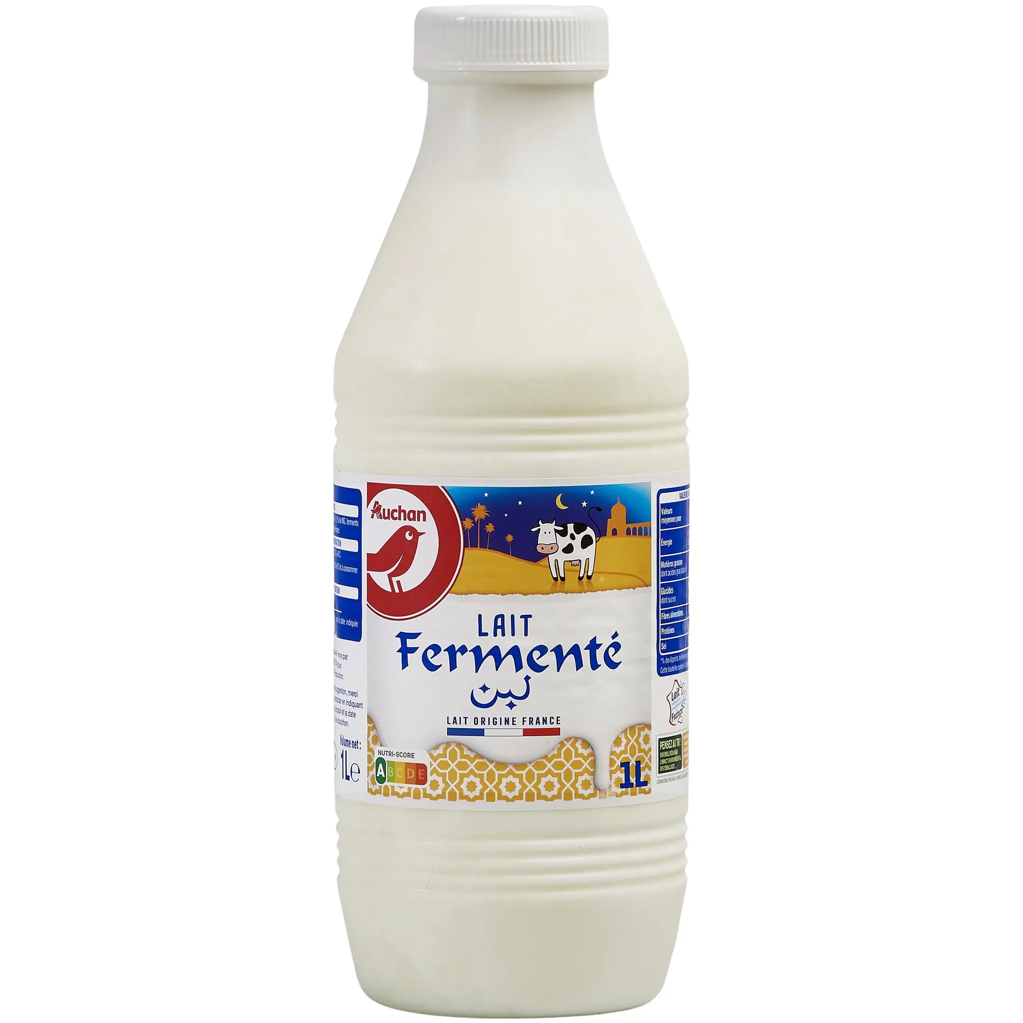 AUCHAN Lait fermenté