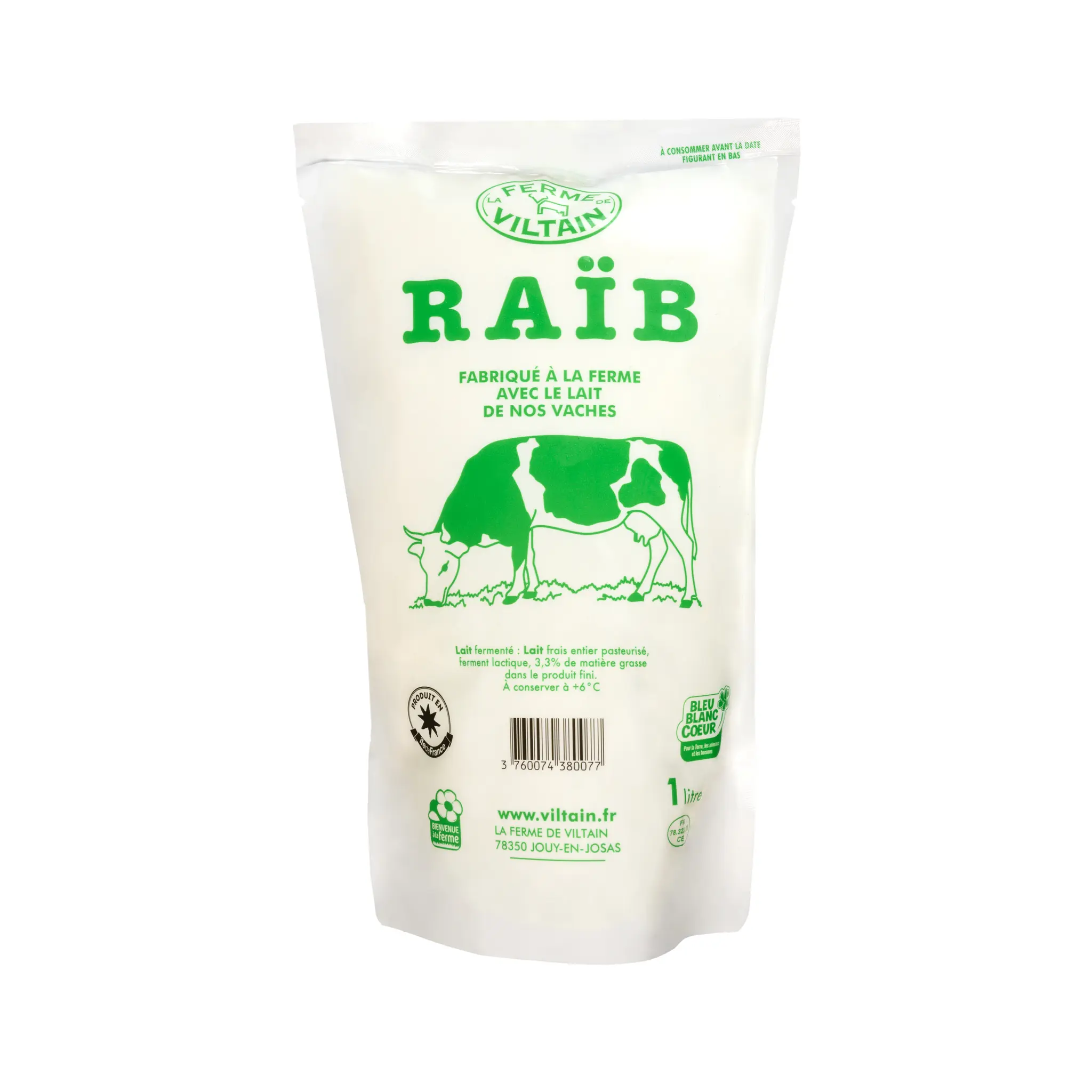 FERME VILTAIN Raïb Lait fermenté