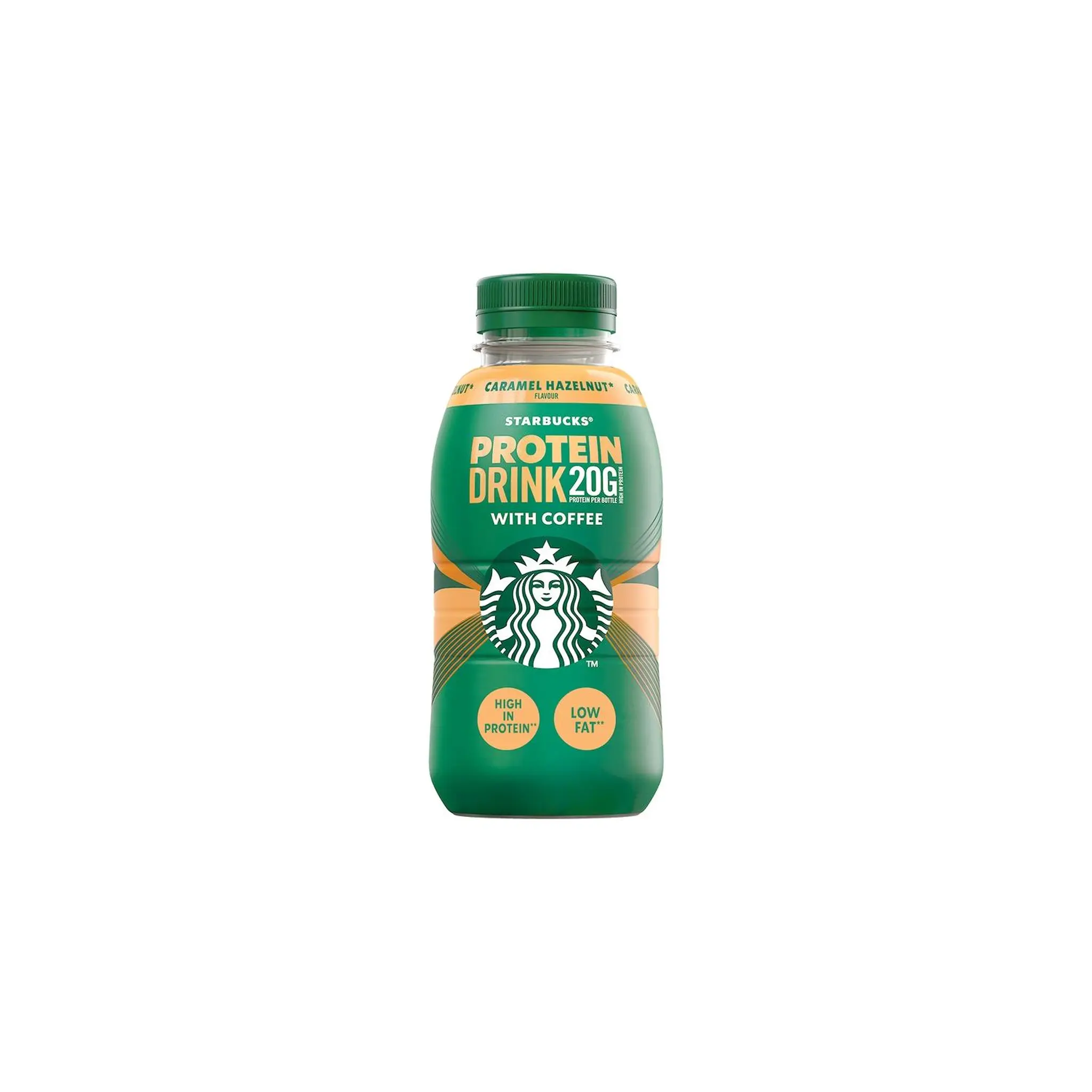 STARBUCKS Boisson lactée protéinée au café arabica saveurs caramel noisette