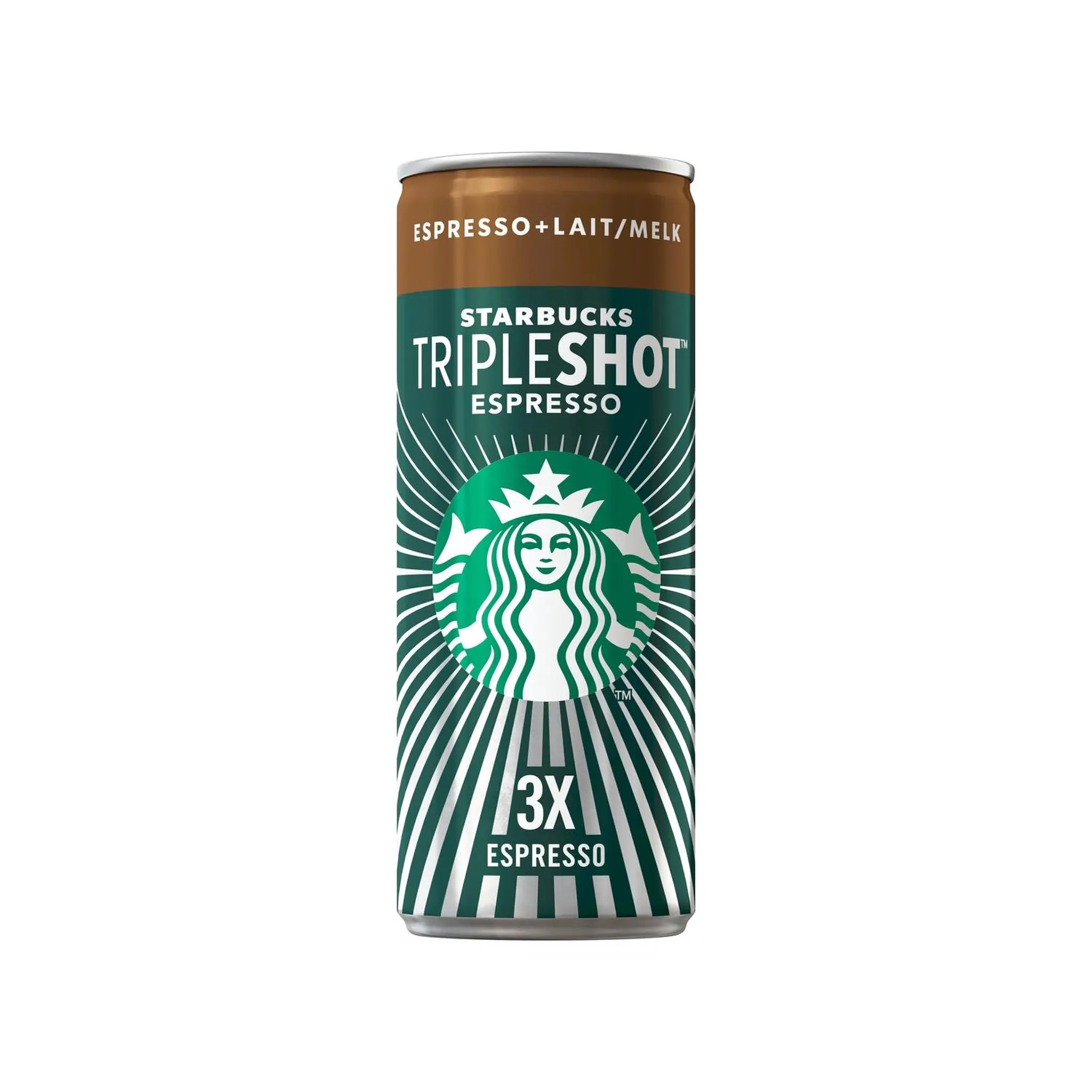 STARBUCKS tripleshot espresso boisson lactée au café arabica