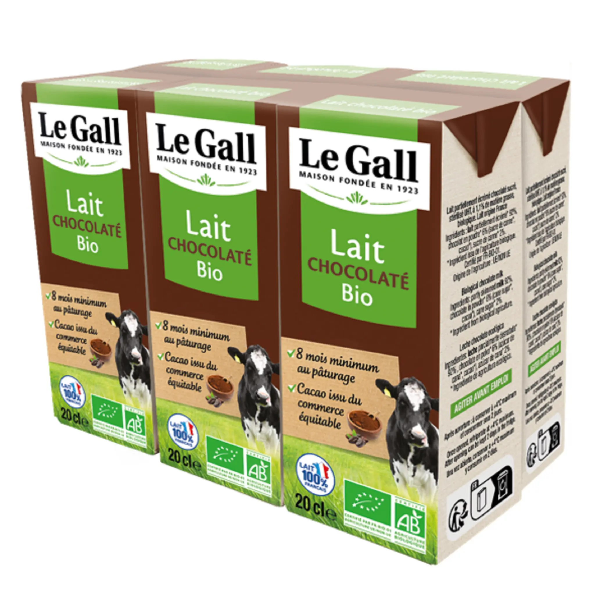 LE GALL Lait chocolaté bio