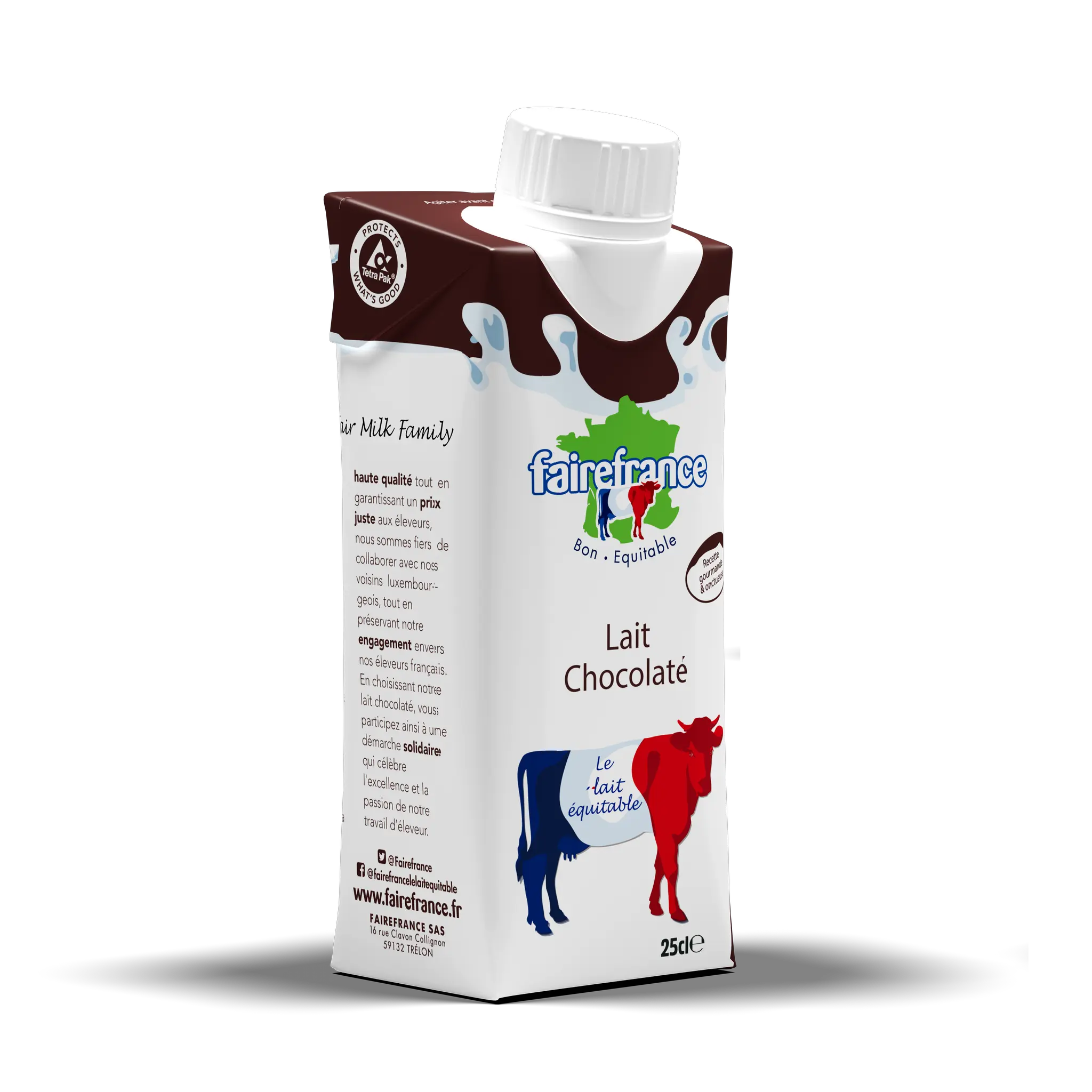 FAIRE FRANCE Lait chocolaté équitable