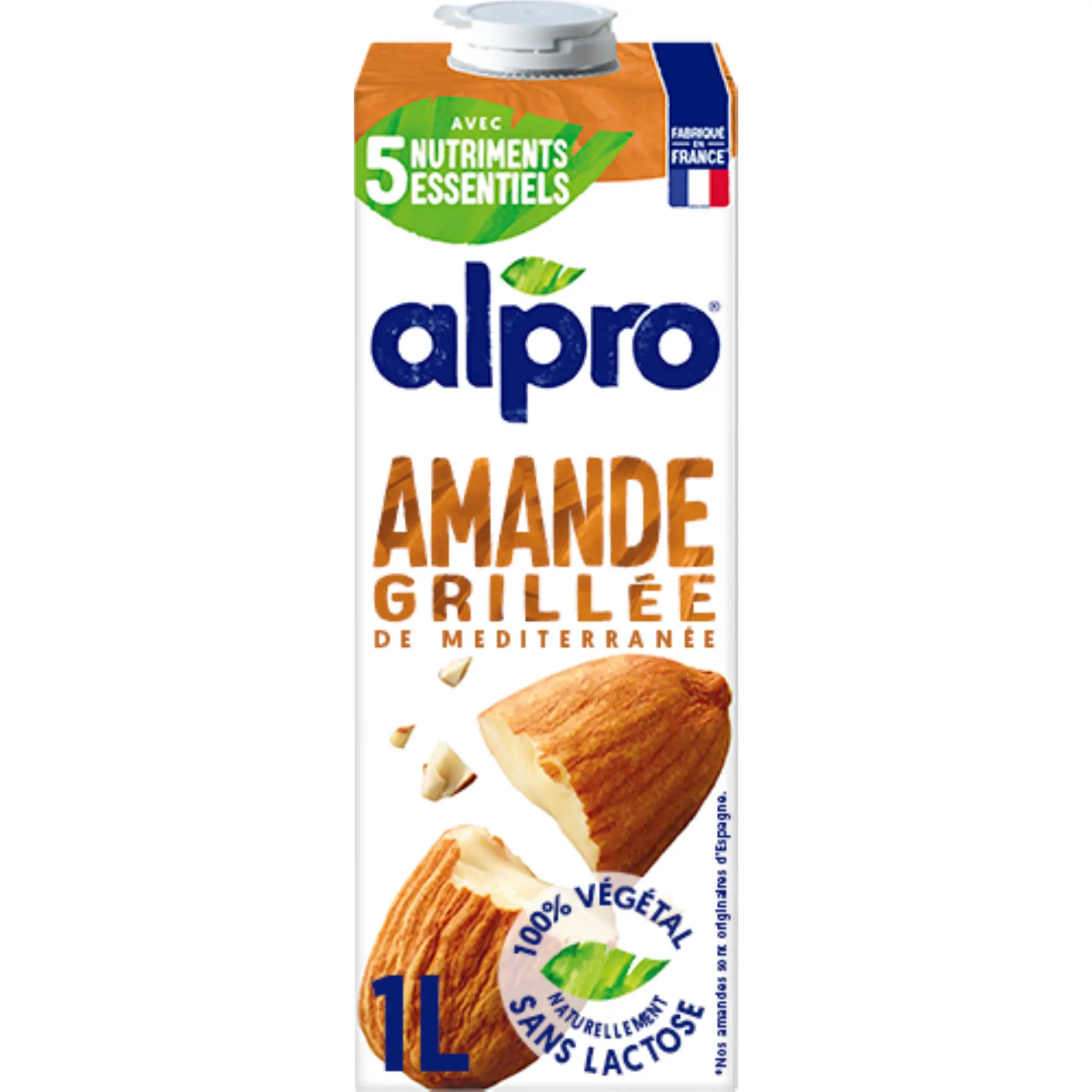ALPRO Boisson végétale à l'amande grillée de Méditerranée