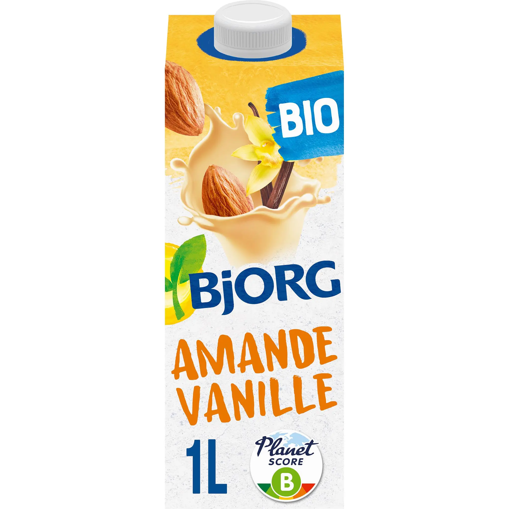 BJORG Boisson végétale au lait d'amande vanille calcium bio