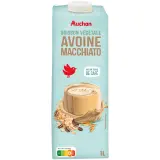 AUCHAN Boisson végétale à l'avoine macchiato