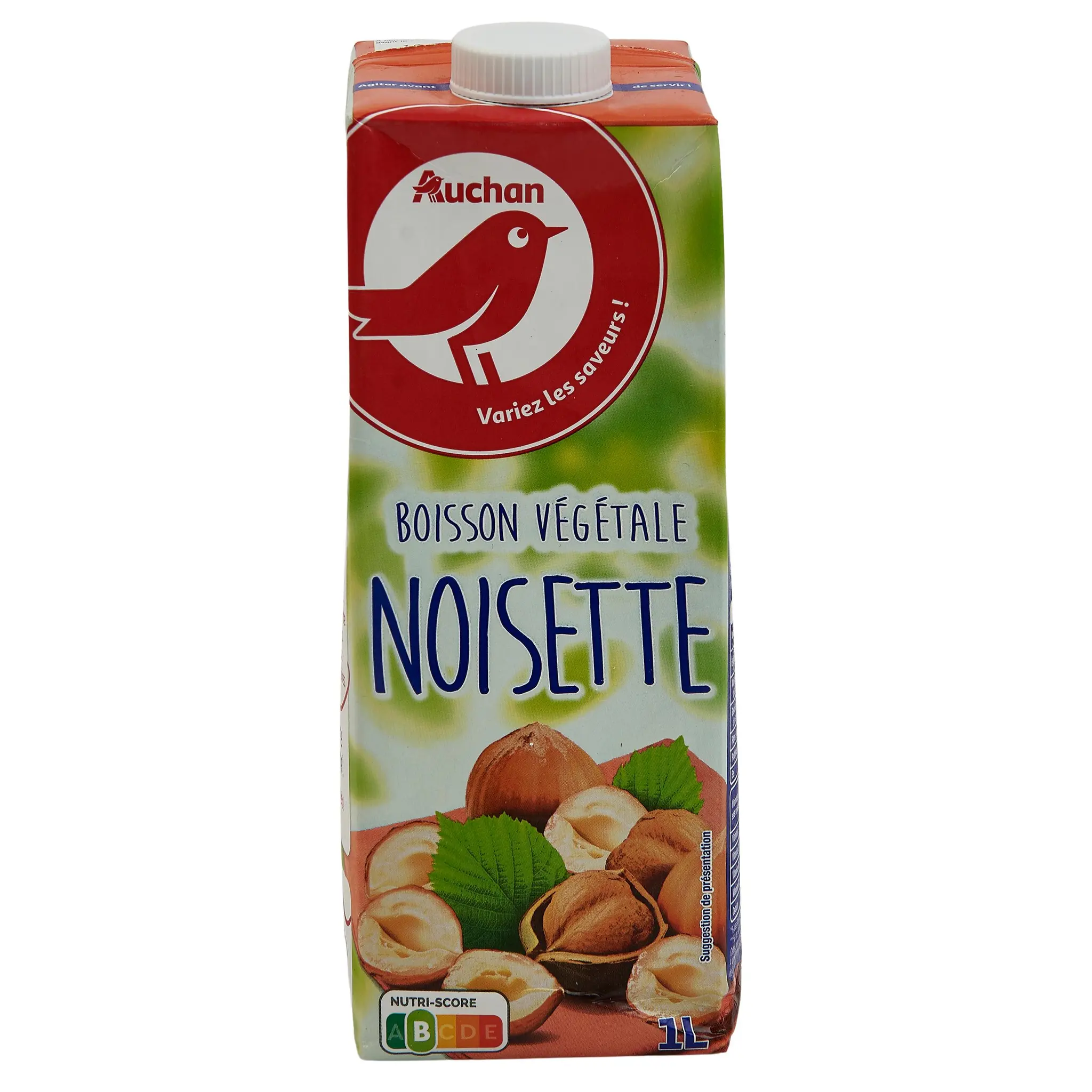 AUCHAN Boisson végétale à base de noisette