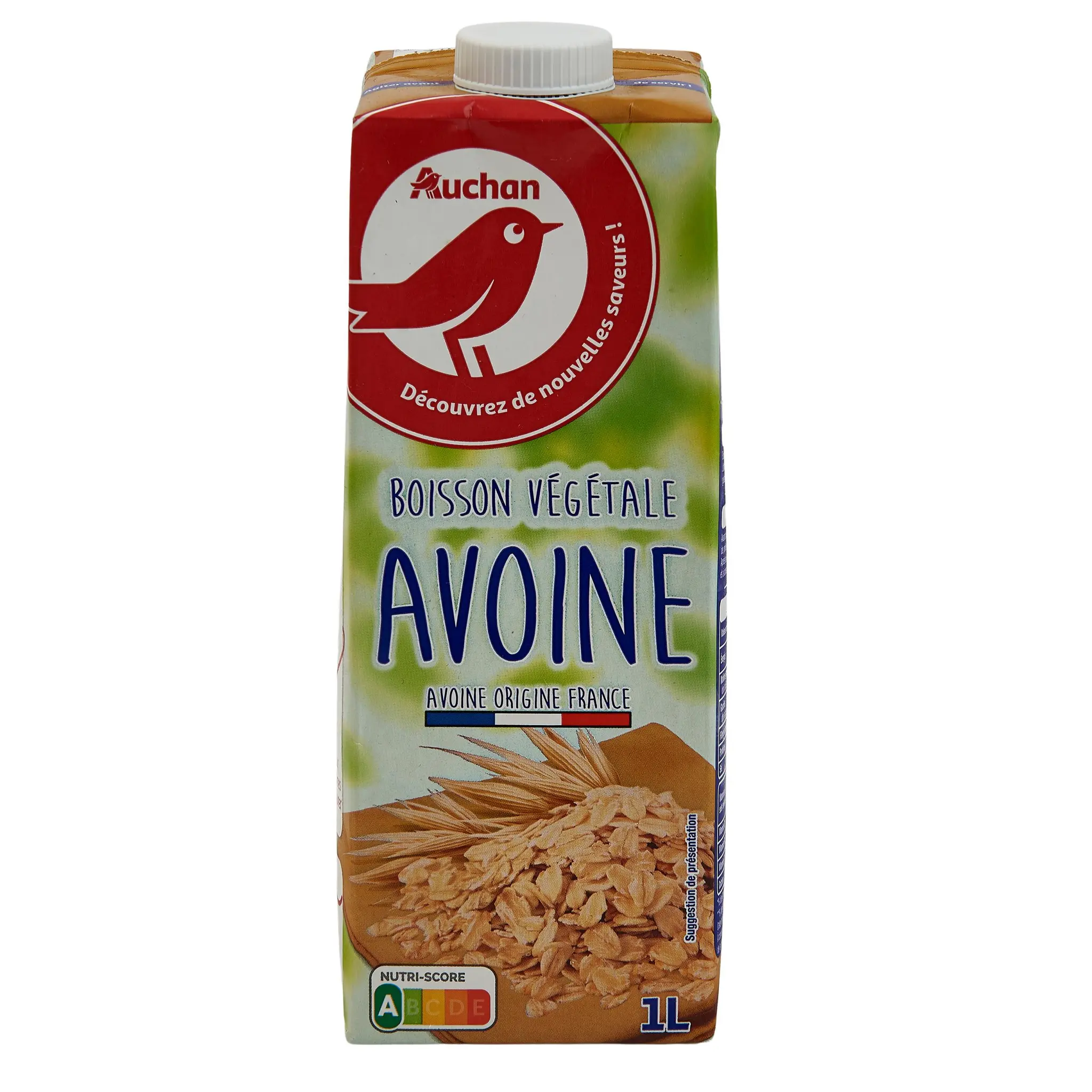 AUCHAN Boisson végétale à base d'avoine
