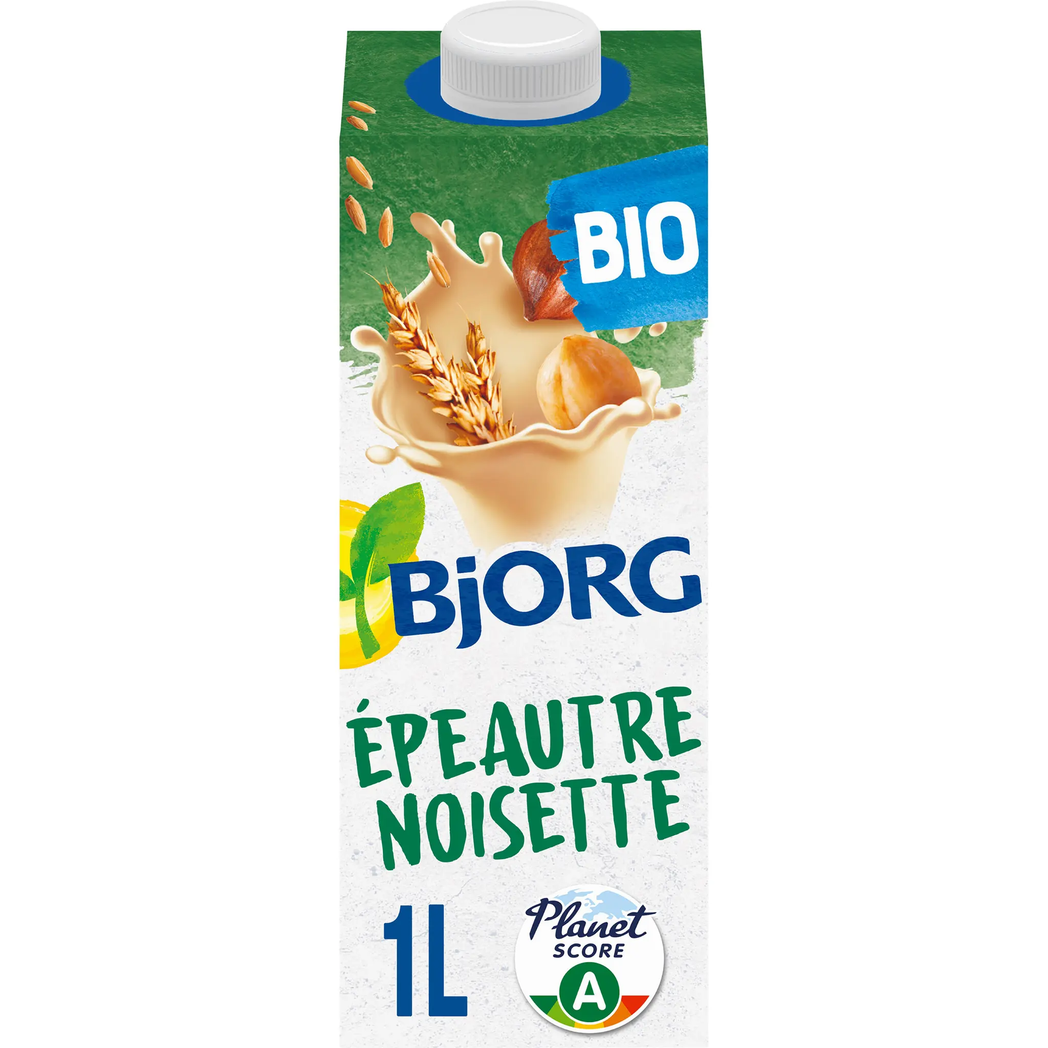 BJORG Boisson végétale épeautre noisette bio sans sucres ajoutés