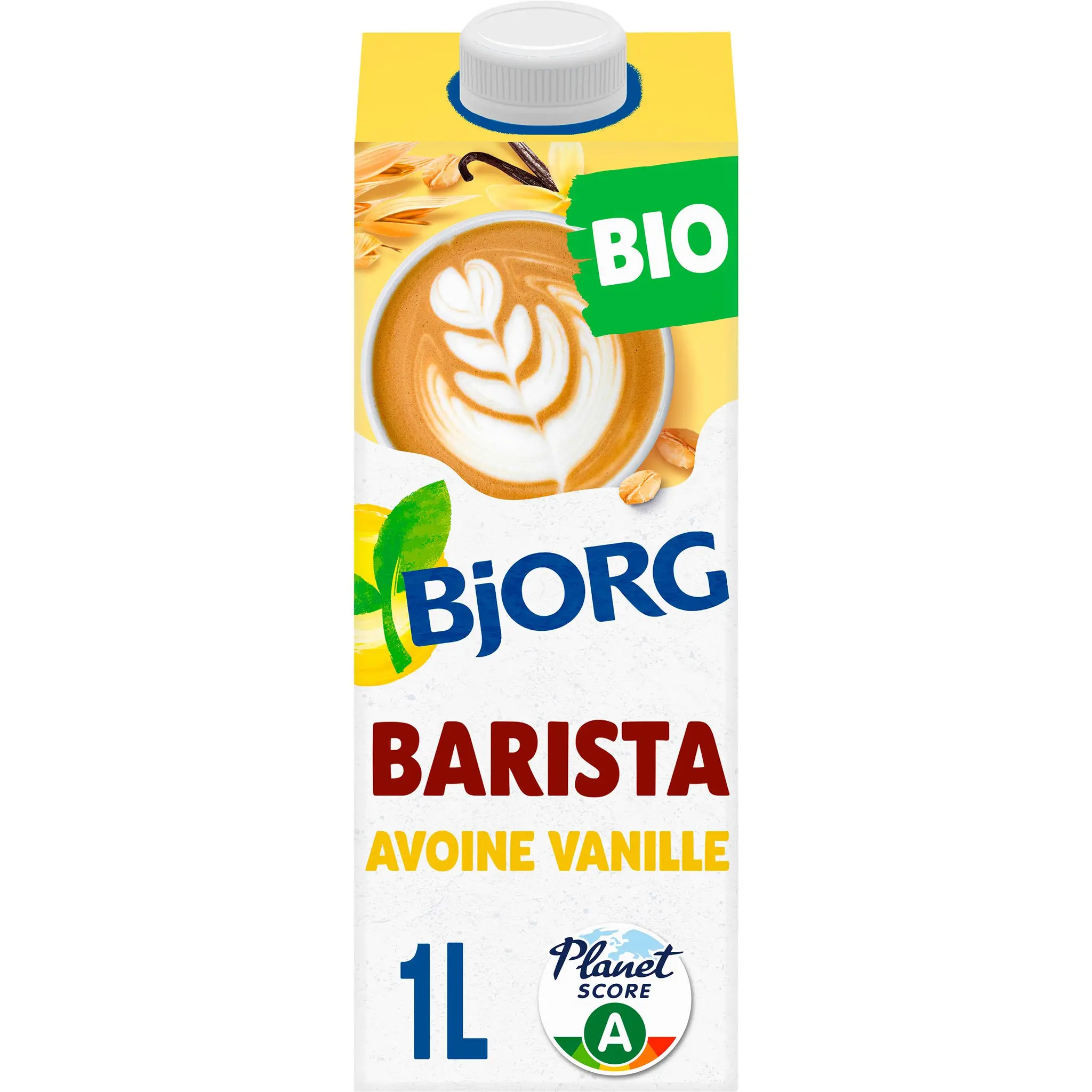 BJORG Boisson végétale barista à l'avoine saveur vanille bio