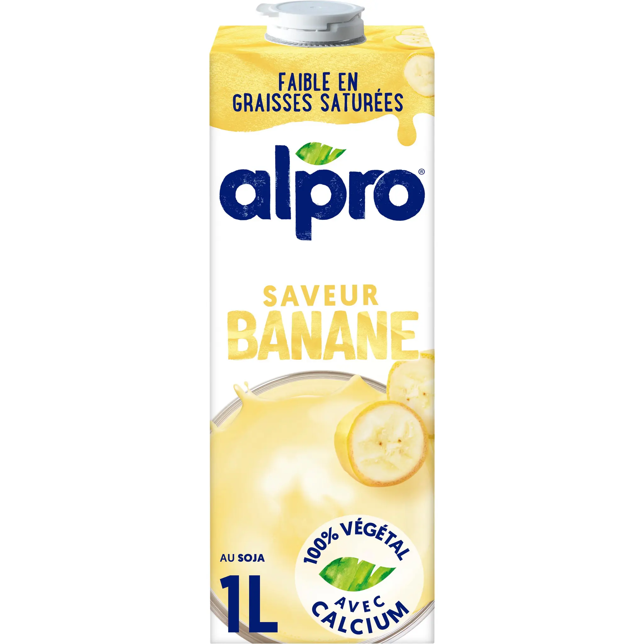 ALPRO Boisson végétale soja saveur banane