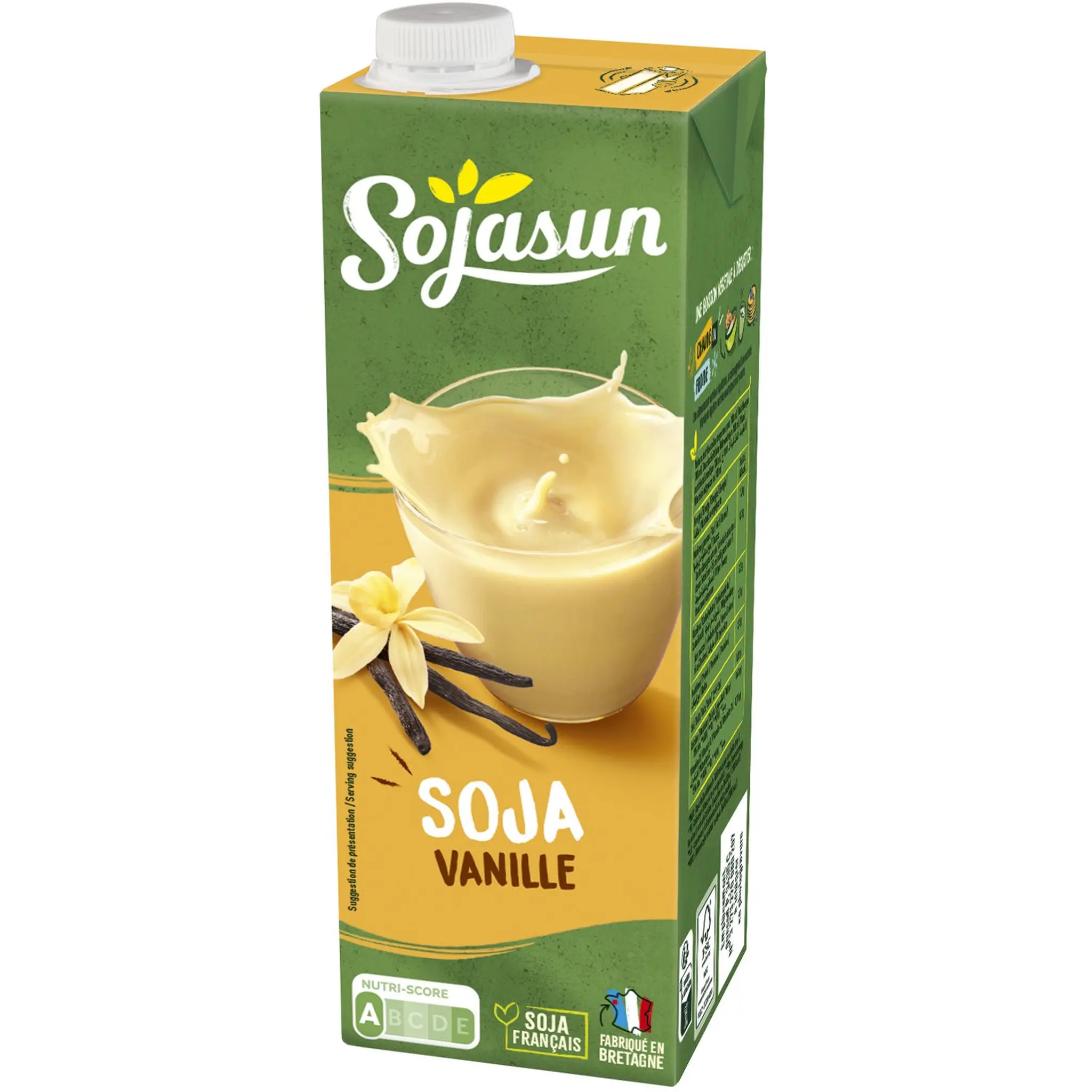 SOJASUN Boisson de soja à la vanille
