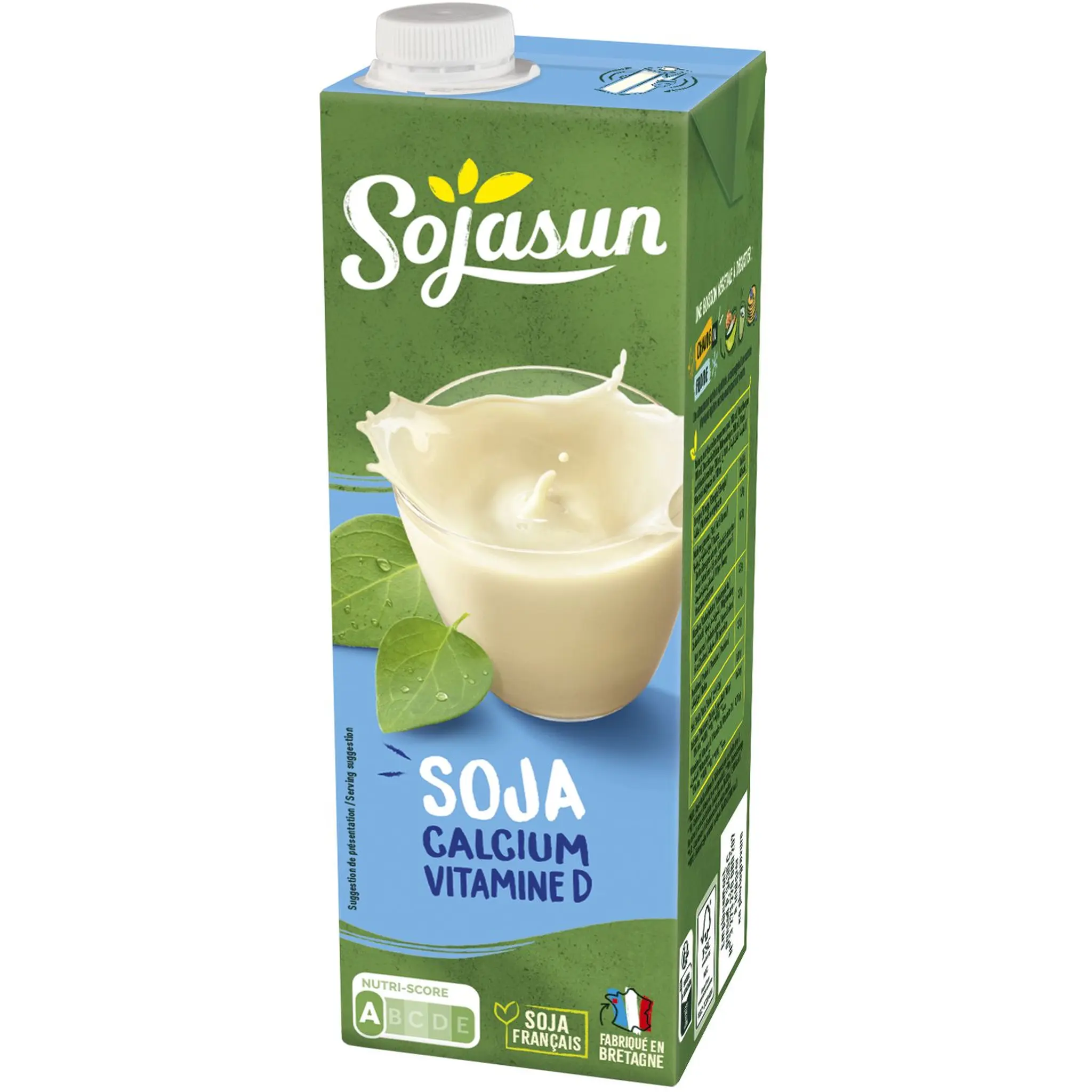 SOJASUN Boisson de soja calcium vitamine D