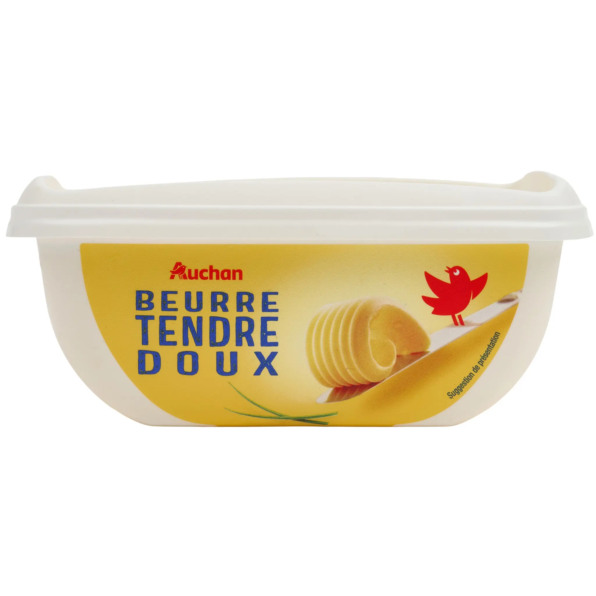 AUCHAN Beurre tendre doux 82%MG