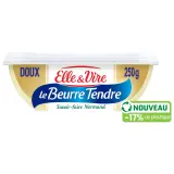 ELLE & VIRE Beurre tendre doux 82%MG
