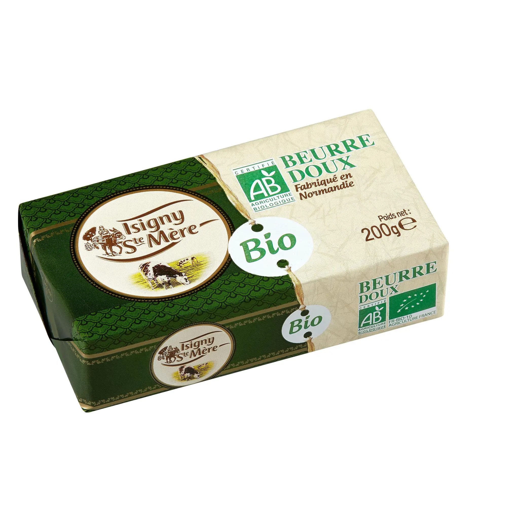 ISIGNY STE MERE Beurre doux 82%MG bio