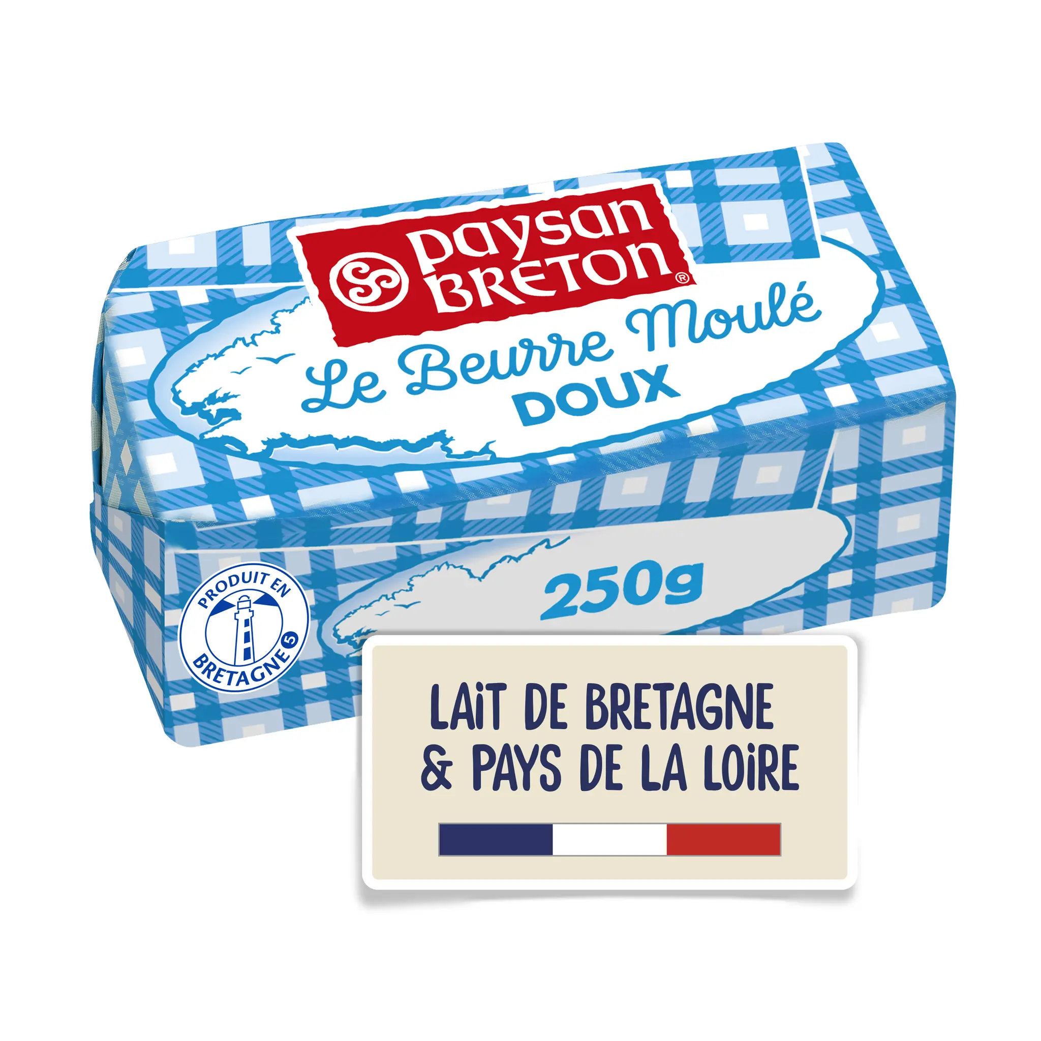 PAYSAN BRETON Beurre moulé doux 82%MG