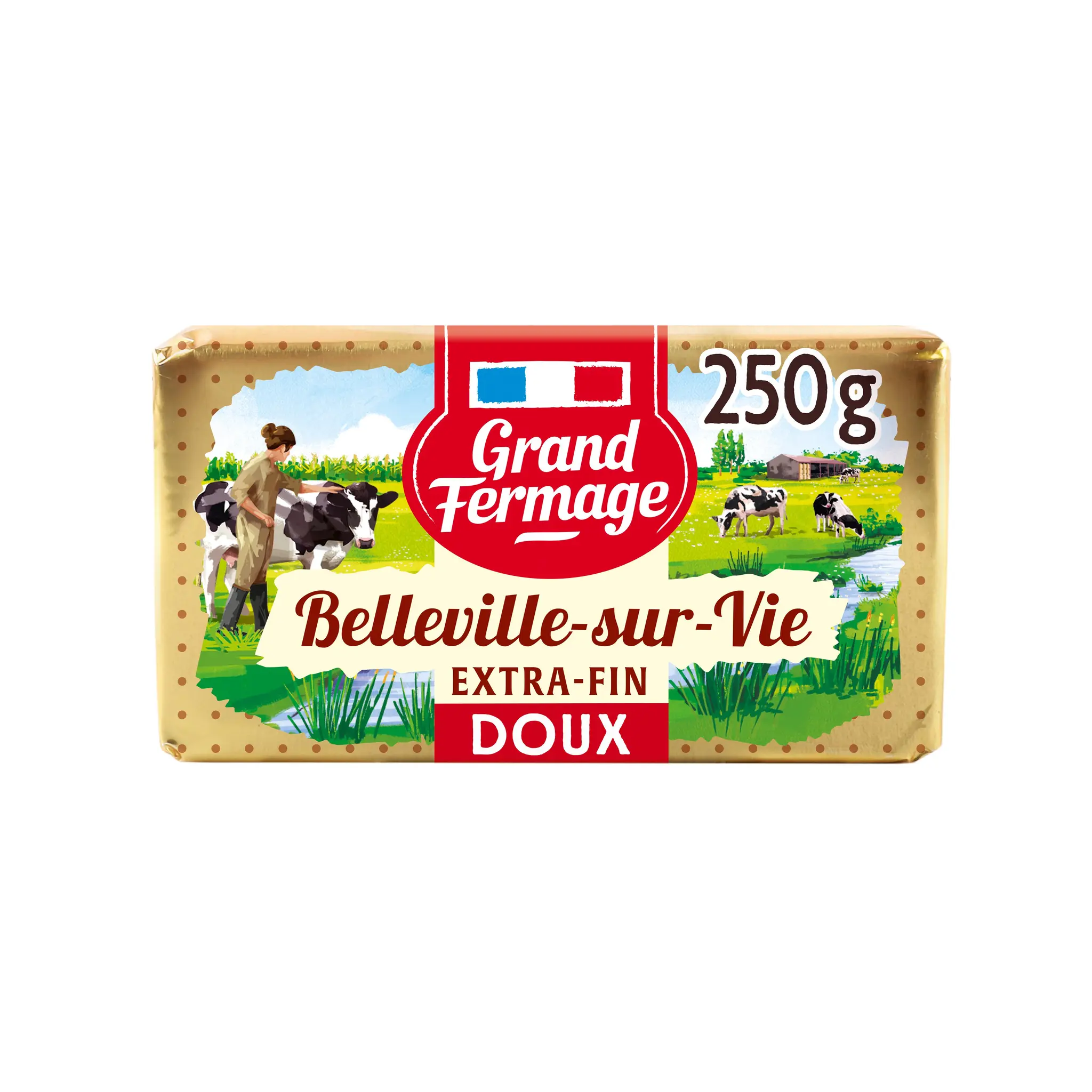 GRAND FERMAGE Beurre de Belleville-sur-Vie extra-fin doux 82%MG