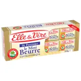 ELLE & VIRE Mini-beurre doux gastronomique 82%MG