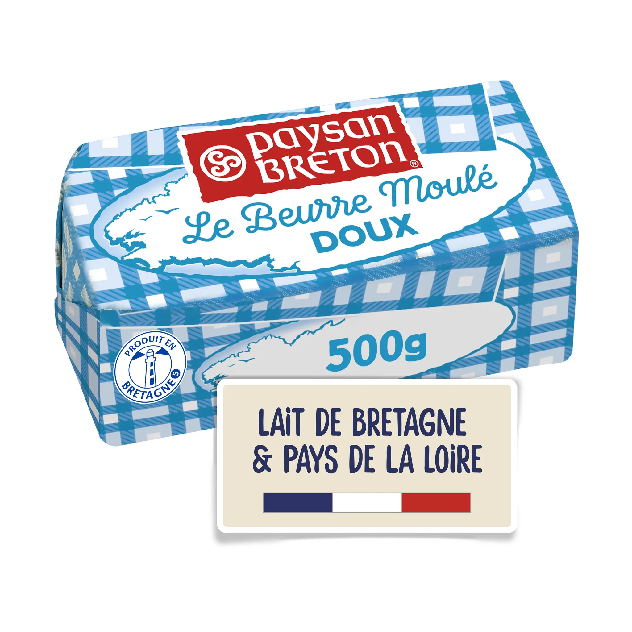 PAYSAN BRETON Beurre moulé doux 82%MG
