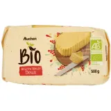 AUCHAN BIO Beurre moulé doux 83%MG bio