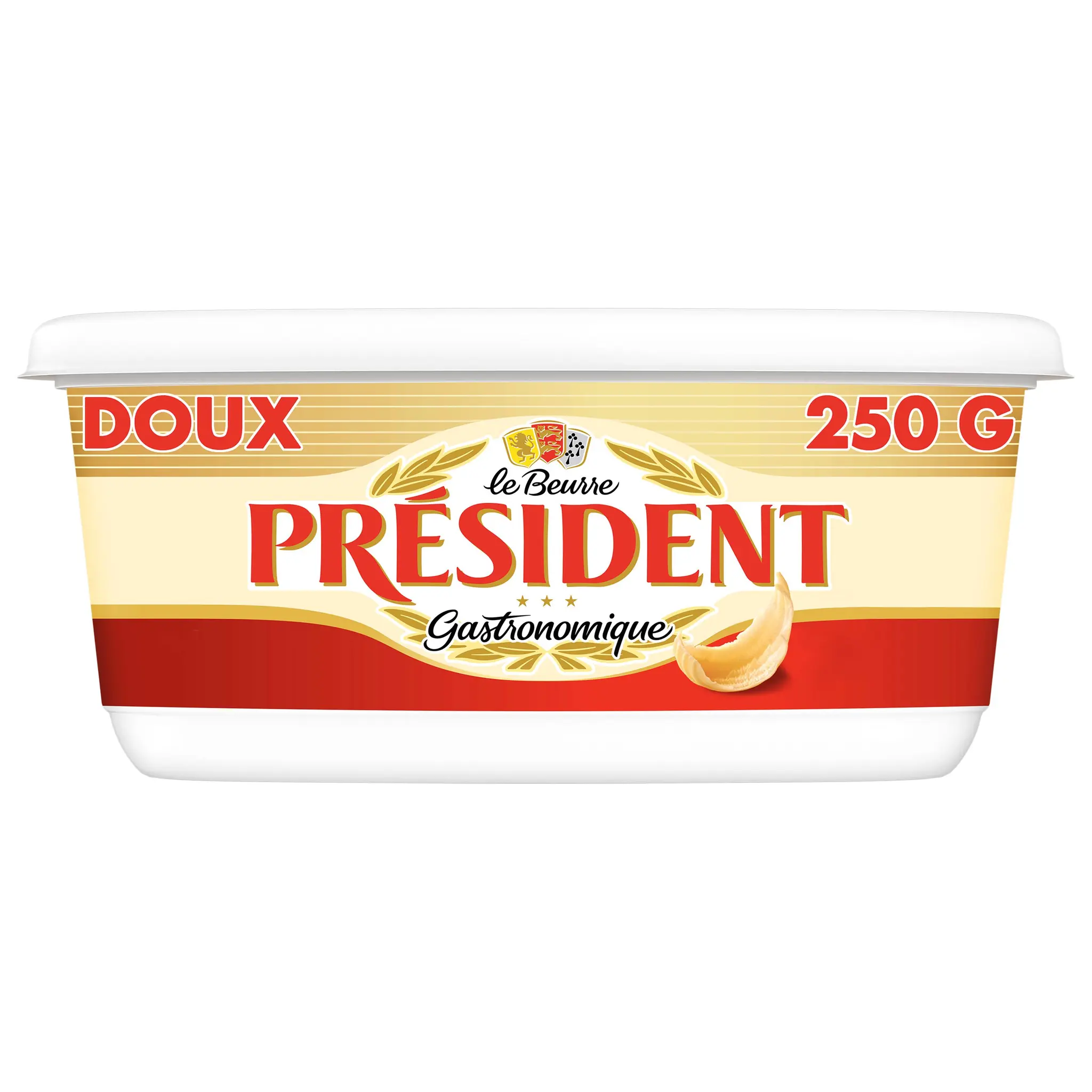 PRESIDENT Beurre gastronomique doux 82%MG