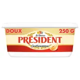 PRESIDENT Beurre gastronomique doux 82%MG