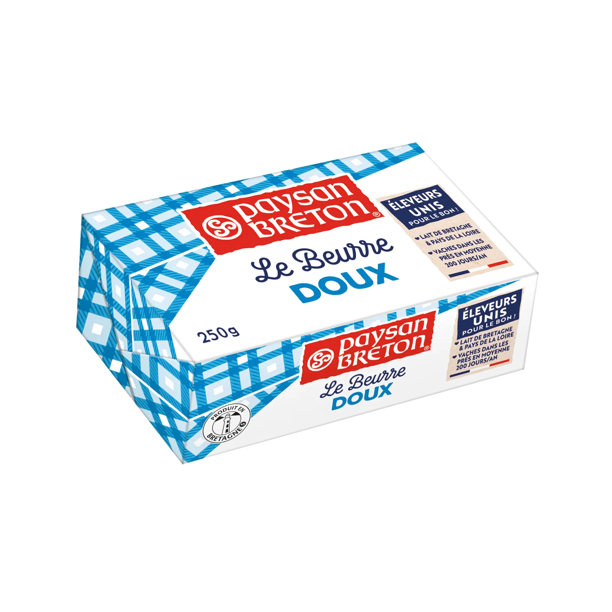 PAYSAN BRETON Beurre doux 82%MG
