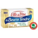 ELLE & VIRE Beurre tendre doux 82%MG