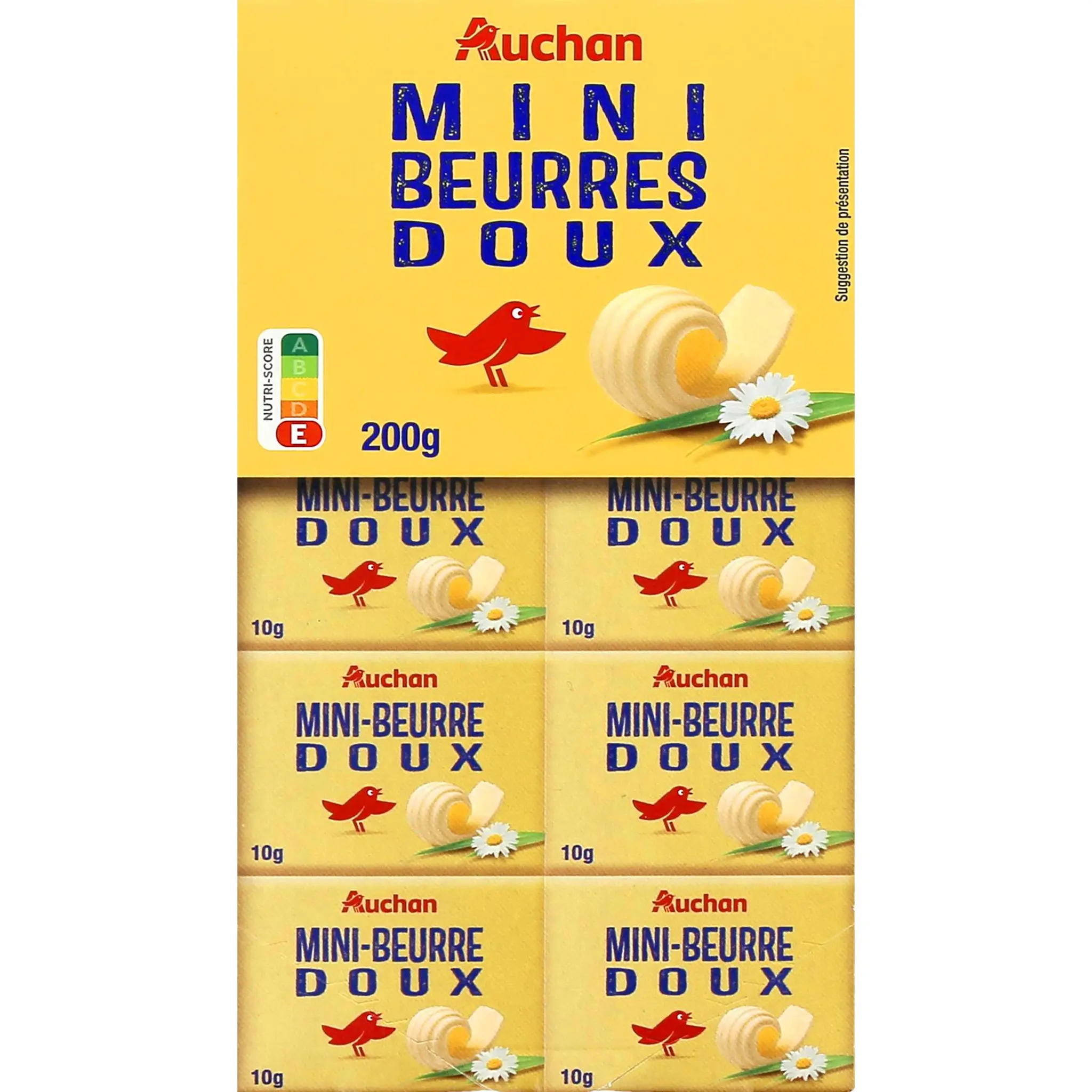 AUCHAN Mini beurres doux
