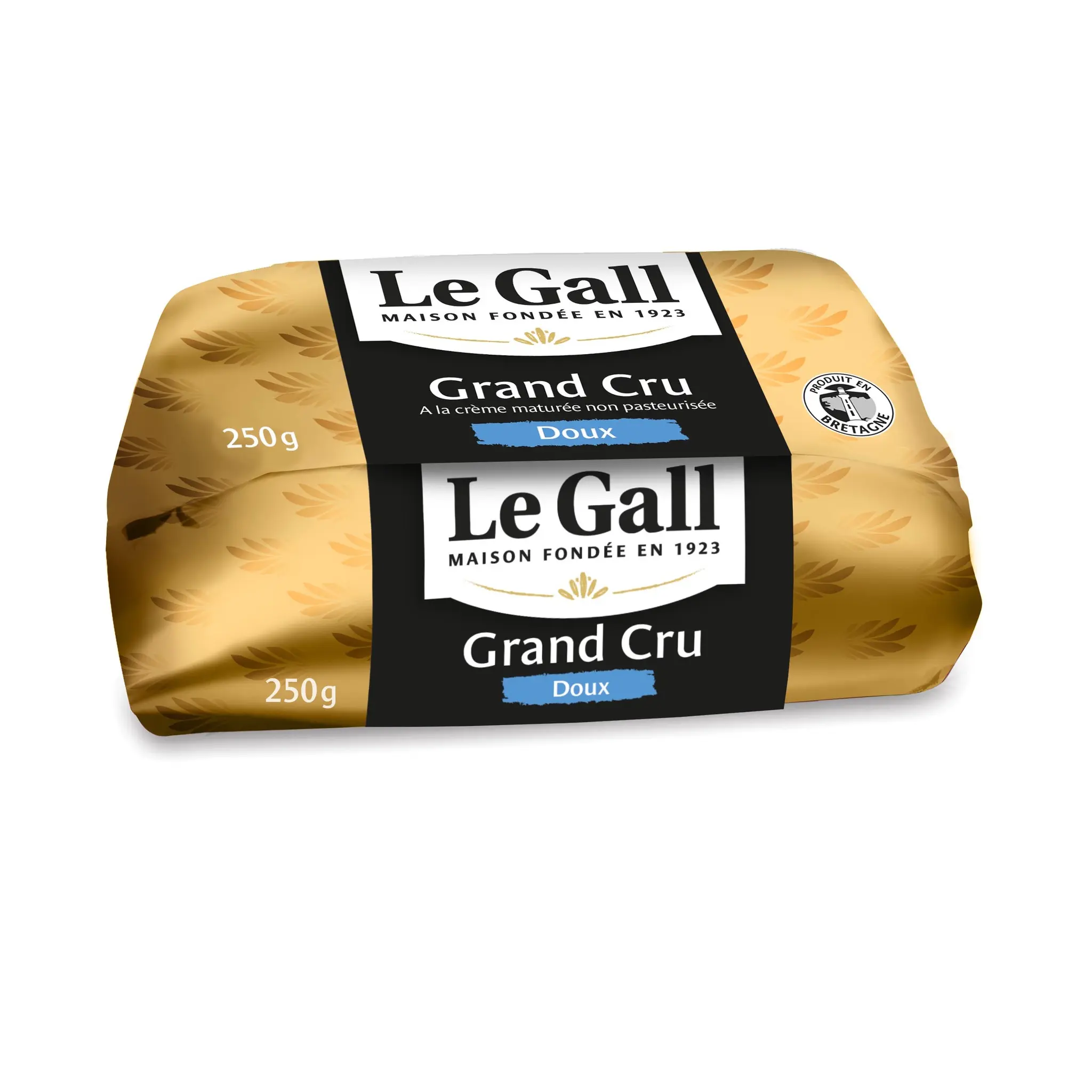 LE GALL Grand Cru - Beurre de baratte doux au lait cru 82%MG