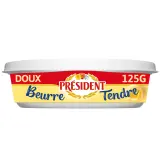 PRESIDENT Beurre tendre doux 82%MG
