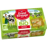 GRAND FERMAGE Beurre doux bio 82%MG