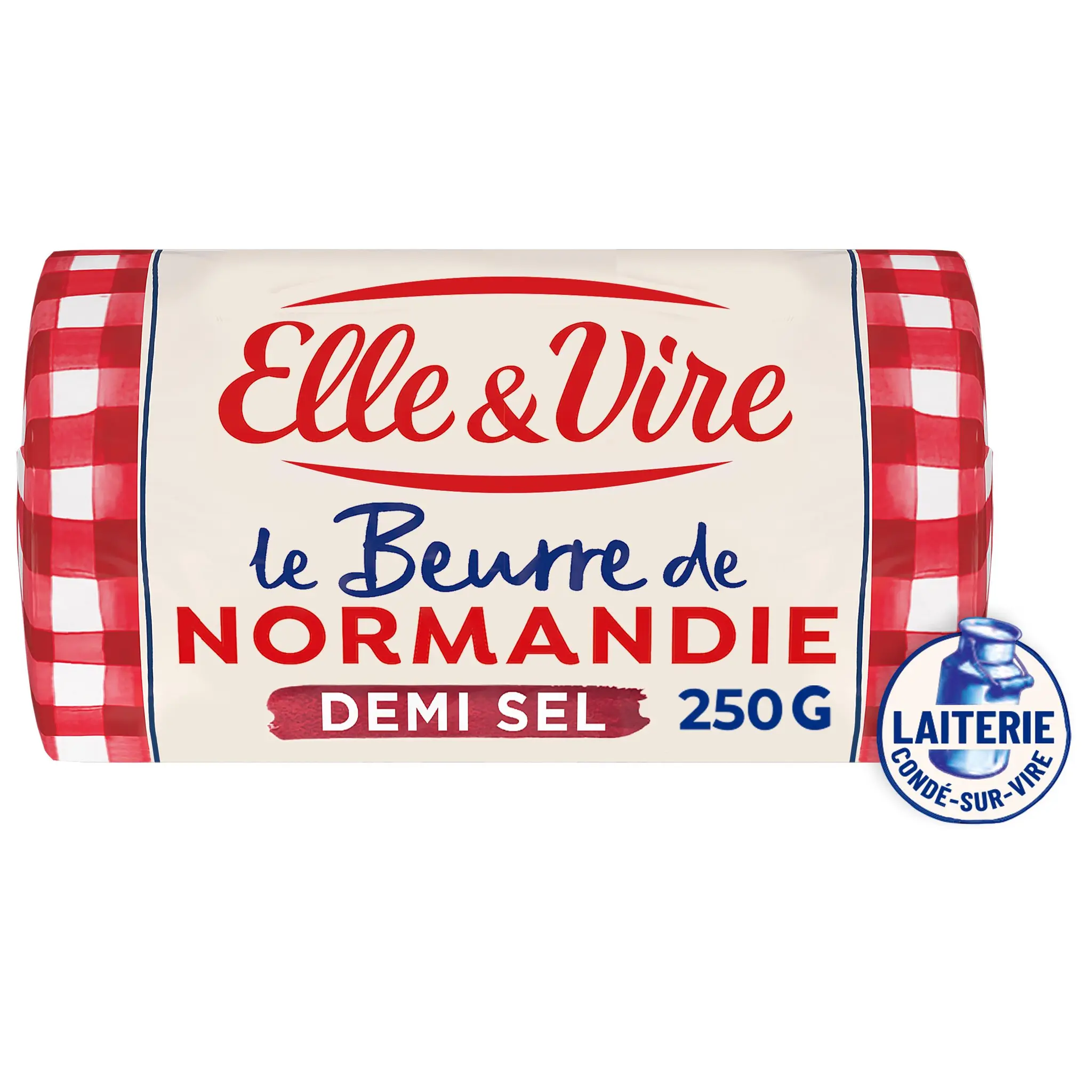 ELLE & VIRE Beurre de Normandie demi-sel 80%MG