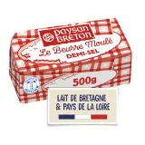 PAYSAN BRETON Beurre moulé demi-sel 80%MG