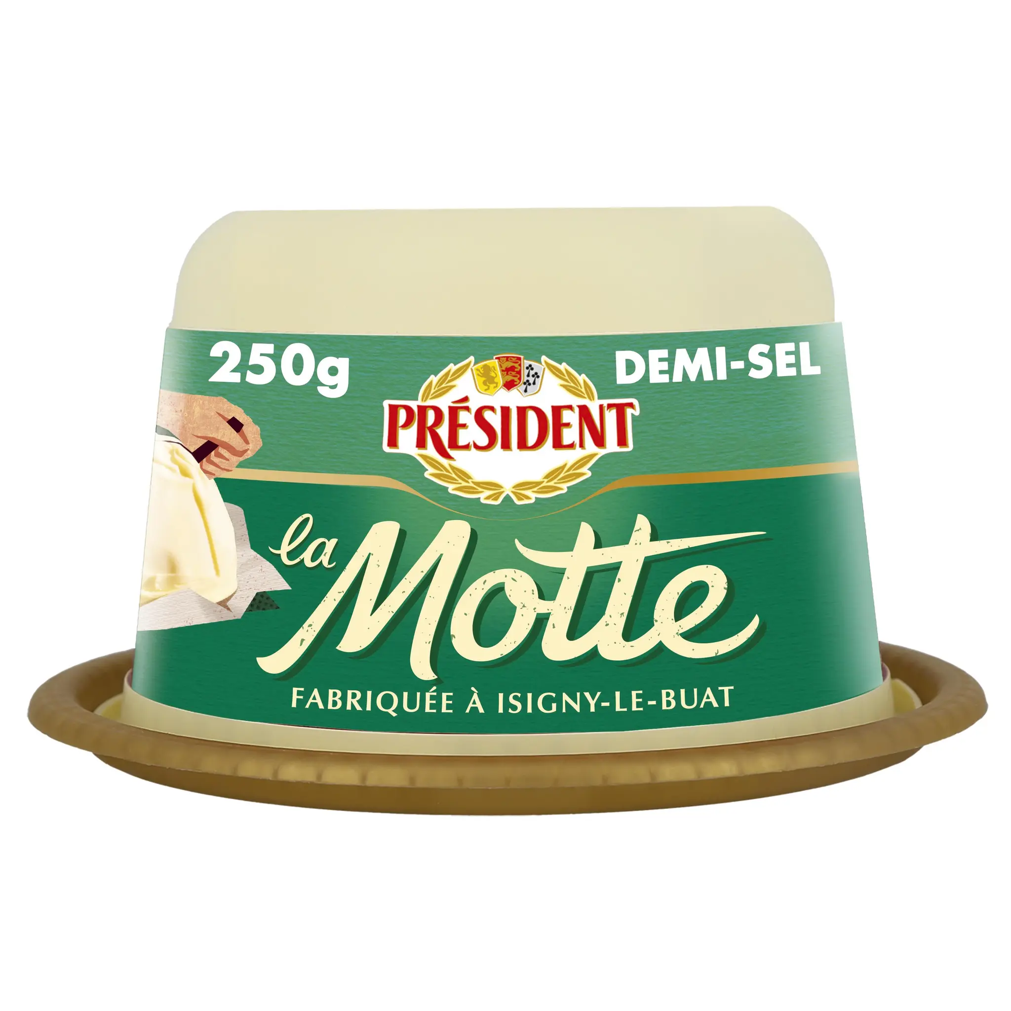 PRESIDENT La Motte - Beurre demi-sel 80%MG