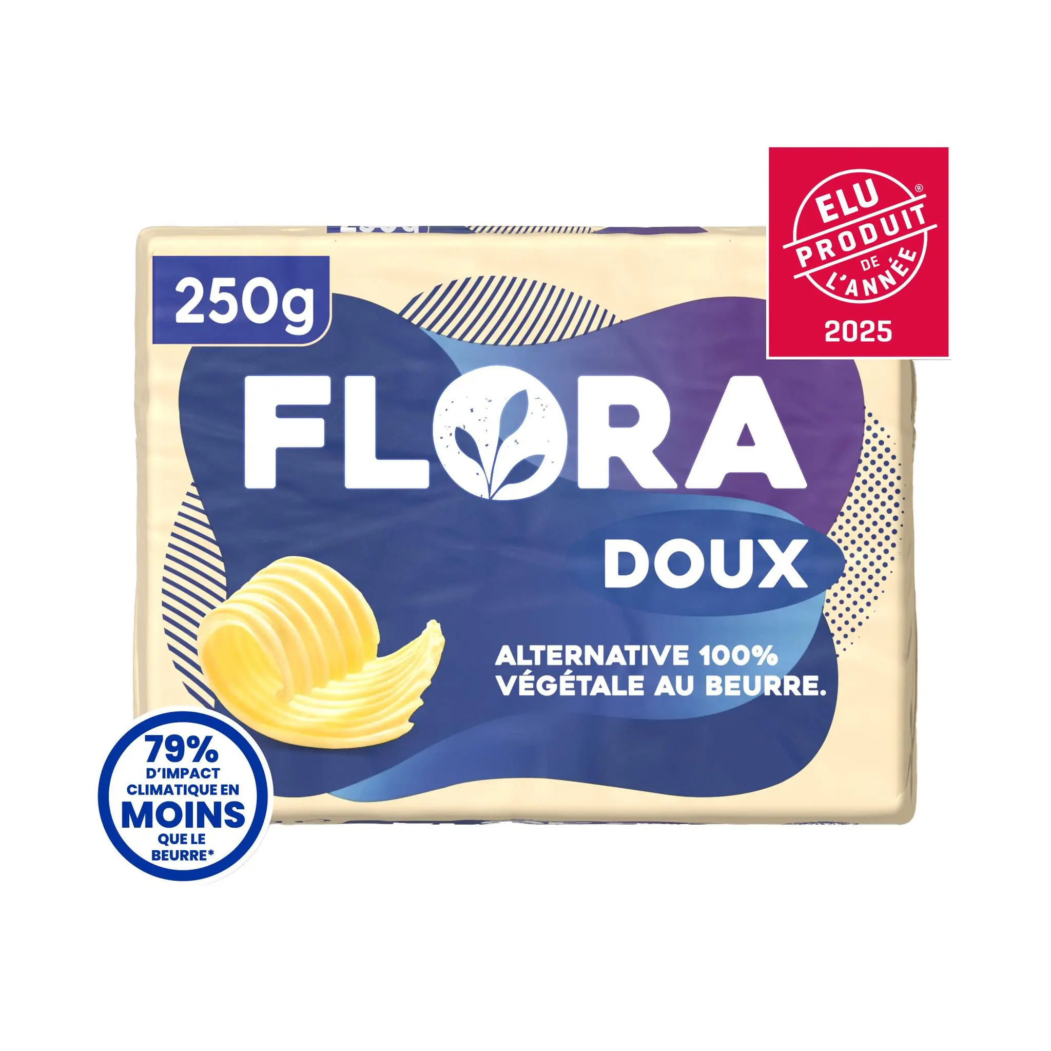 FLORA Matière grasse végétale doux à tartiner et à cuire 79%mg